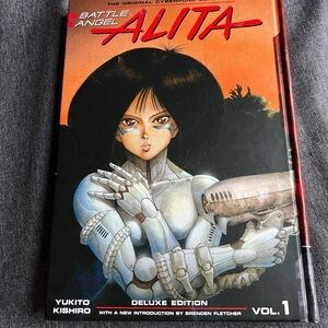 Battle Angel Alita Vol. 1 Manga Deluxe Edition - Orange & Black Cover